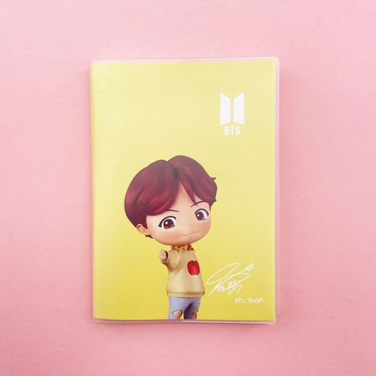 BTS Korean celebrity V Cartoon notebook diary 9.5X13CM75G a set price for 5 pcs