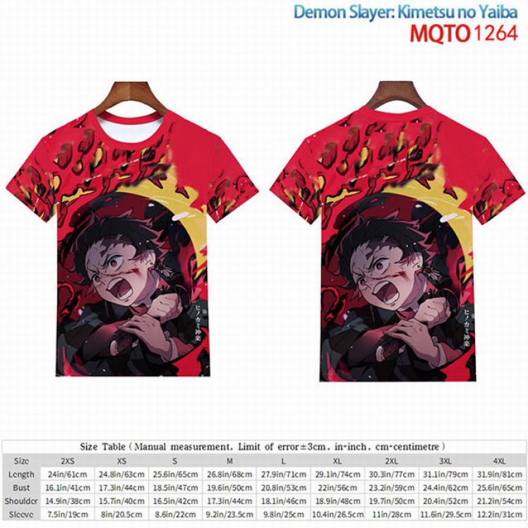 Demon Slayer Kimets Full color short sleeve t-shirt 9 sizes from 2XS to 4XL MQTO-1264