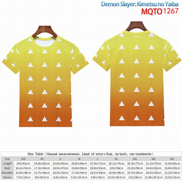 Demon Slayer Kimets Full color short sleeve t-shirt 9 sizes from 2XS to 4XL MQTO-1267