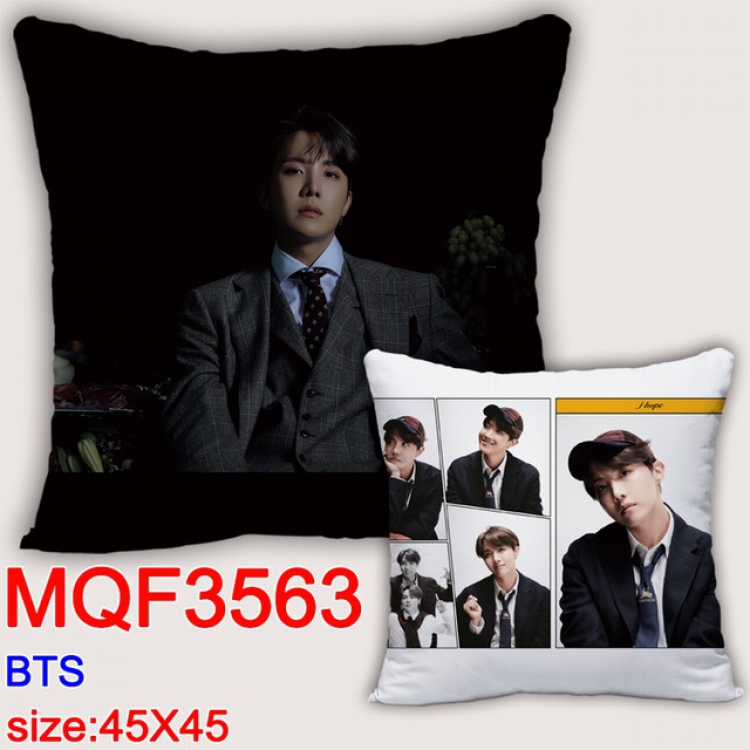 BTS Double-sided full color pillow dragon ball 45X45CM MQF 3563 NO FILLING