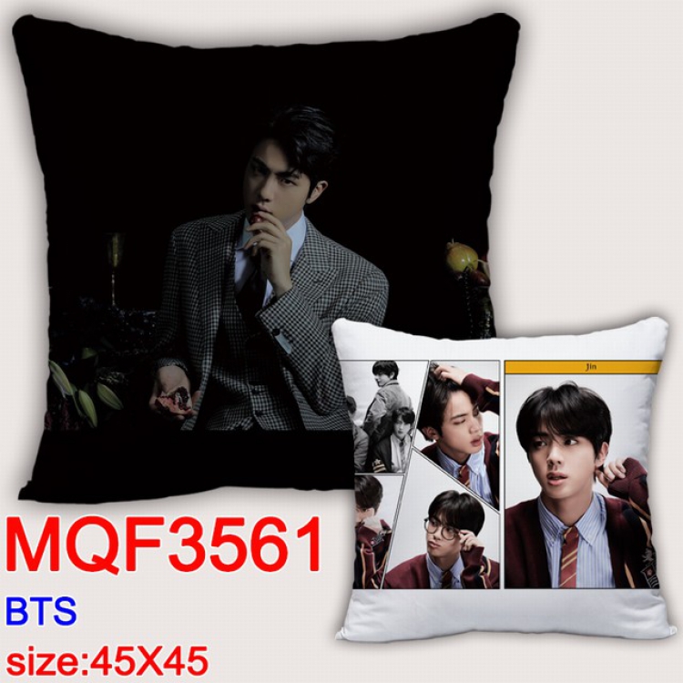 BTS Double-sided full color pillow dragon ball 45X45CM MQF 3561 NO FILLING