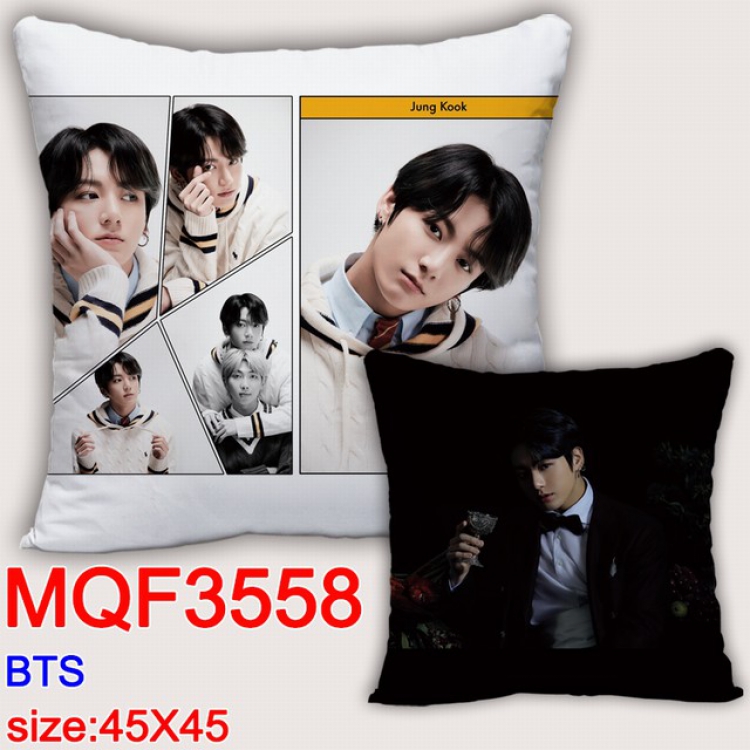 BTS Double-sided full color pillow dragon ball 45X45CM MQF 3558 NO FILLING