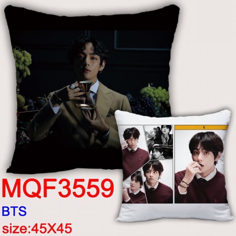 BTS Double-sided full color pillow dragon ball 45X45CM MQF 3559 NO FILLING