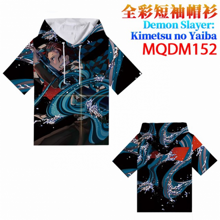 Demon Slayer Kimets Full Color Printing Short sleeve T-shirt M L XL XXL XXXL MQDM152