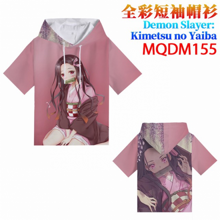 Demon Slayer Kimets Full Color Printing Short sleeve T-shirt M L XL XXL XXXL MQDM155