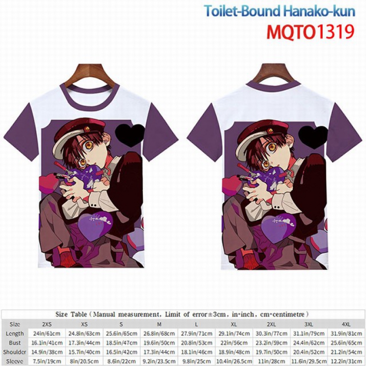 Toilet-Bound Hanako-kun Full color short sleeve t-shirt 9 sizes from 2XS to 4XL MQTO-1319