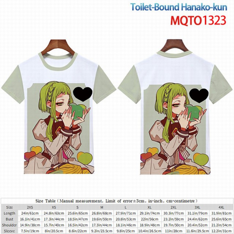 Toilet-Bound Hanako-kun Full color short sleeve t-shirt 9 sizes from 2XS to 4XL MQTO-1323