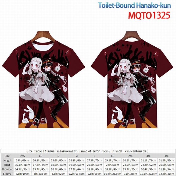 Toilet-Bound Hanako-kun Full color short sleeve t-shirt 9 sizes from 2XS to 4XL MQTO-1325