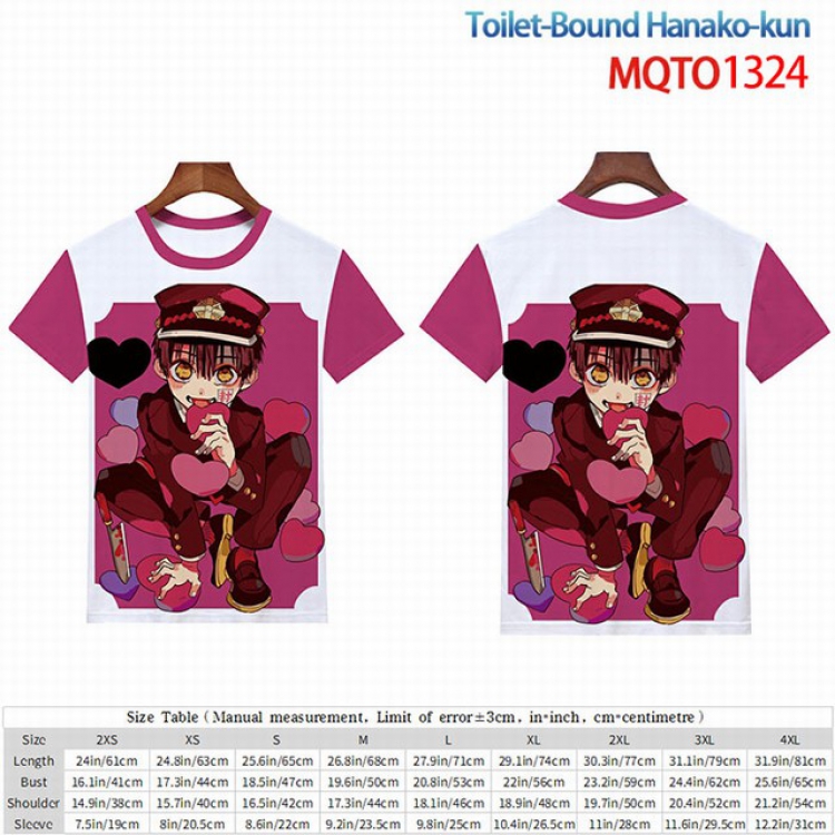 Toilet-Bound Hanako-kun Full color short sleeve t-shirt 9 sizes from 2XS to 4XL MQTO-1324