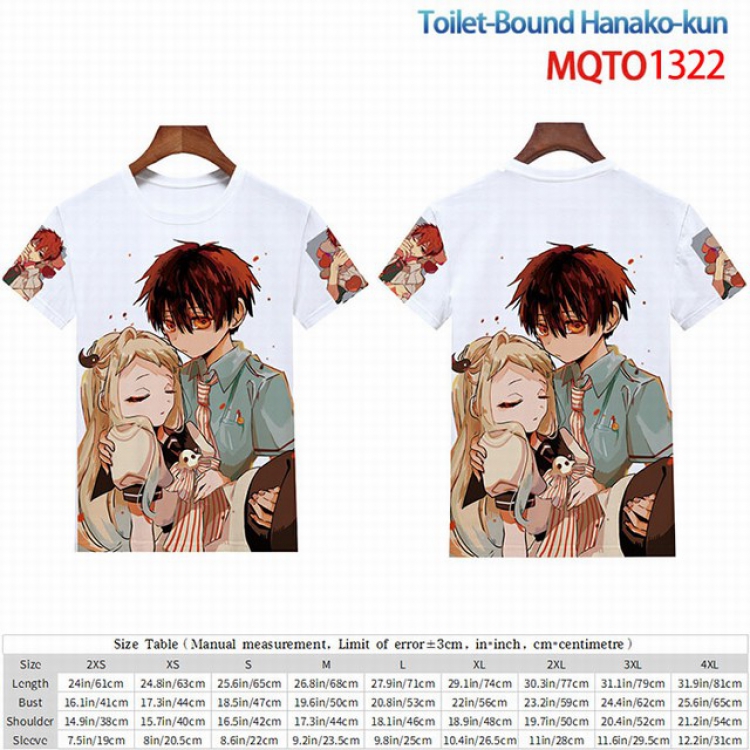 Toilet-Bound Hanako-kun Full color short sleeve t-shirt 9 sizes from 2XS to 4XL MQTO-1322