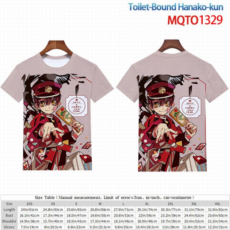 Toilet-Bound Hanako-kun Full color short sleeve t-shirt 9 sizes from 2XS to 4XL MQTO-1329