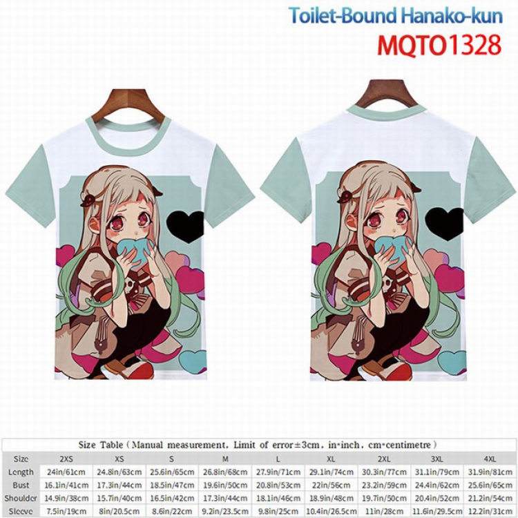 Toilet-Bound Hanako-kun Full color short sleeve t-shirt 9 sizes from 2XS to 4XL MQTO-1328