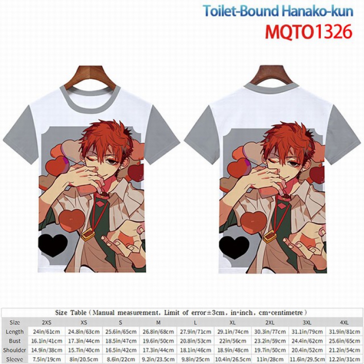 Toilet-Bound Hanako-kun Full color short sleeve t-shirt 9 sizes from 2XS to 4XL MQTO-1326