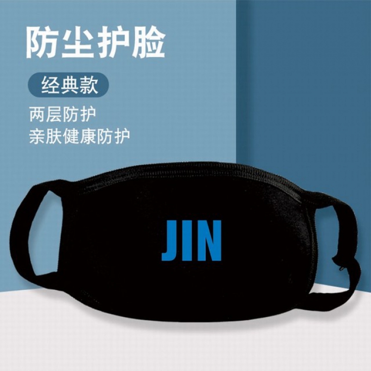 XKZ383-BTS JIN Two-layer protective dust masks a set price for 10 pcs