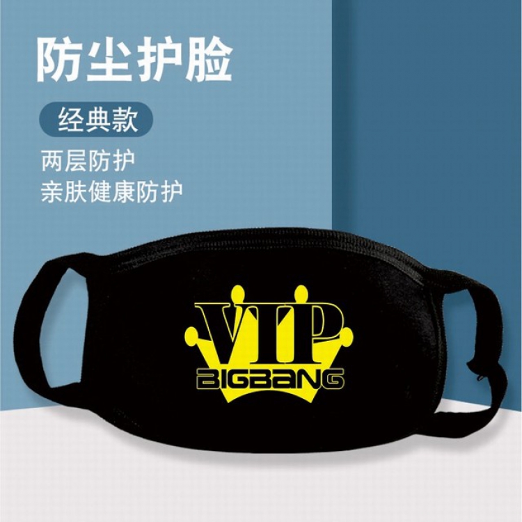 XKZ010- VIP BIGBANG G-Dragon Two-layer protective dust masks a set price for 10 pcs