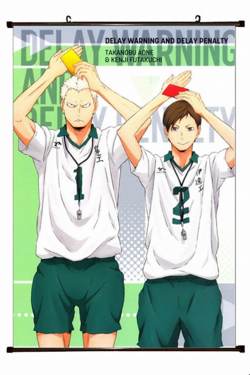 Haikyuu!! Plastic pole cloth painting Wall Scroll 60X90CM   p1-128