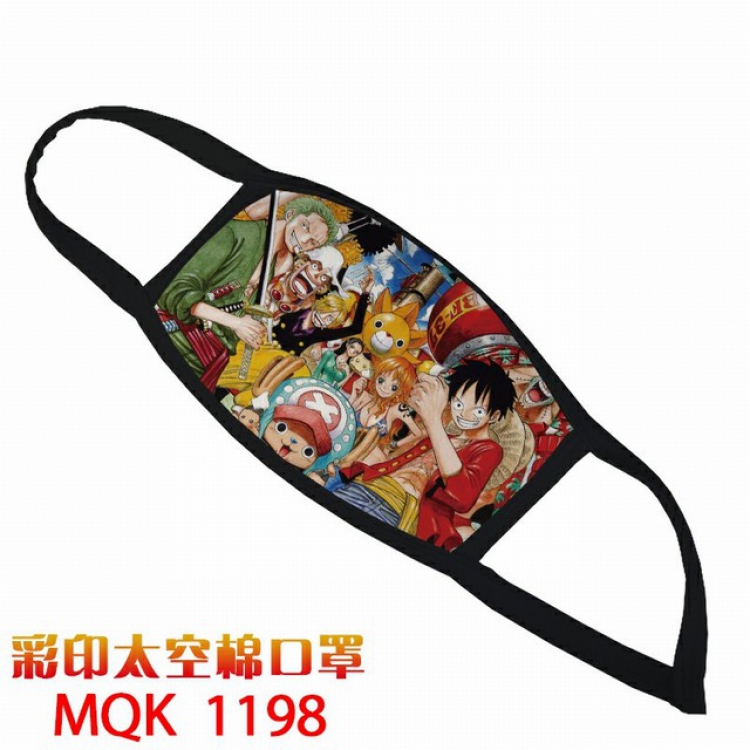 One Piece Color printing Space cotton Masks price for 5 pcs MQK1198