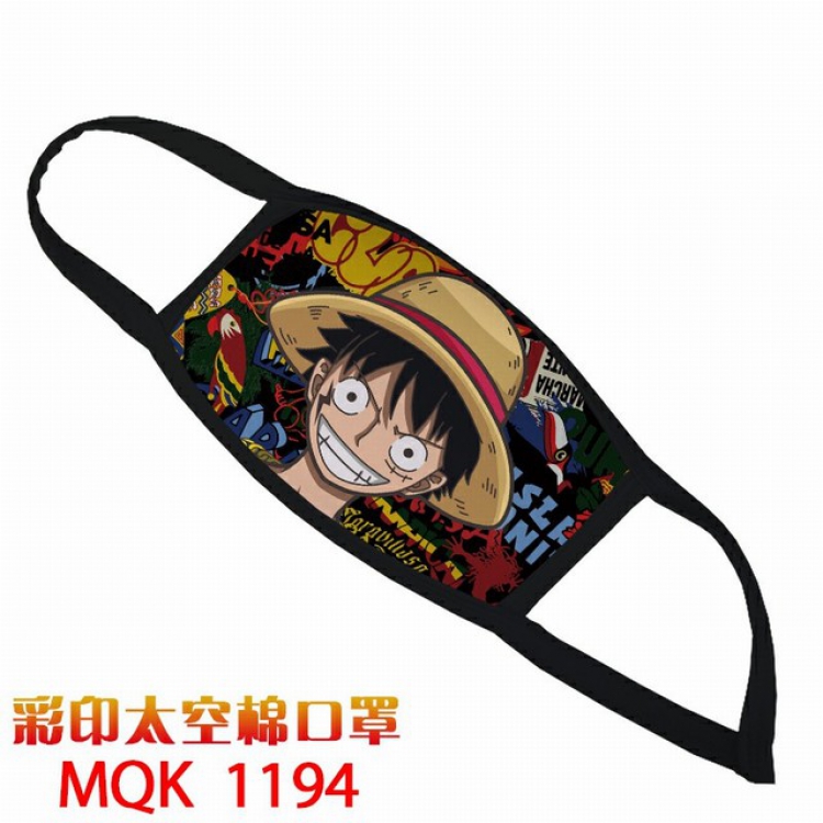 One Piece Color printing Space cotton Masks price for 5 pcs MQK1194