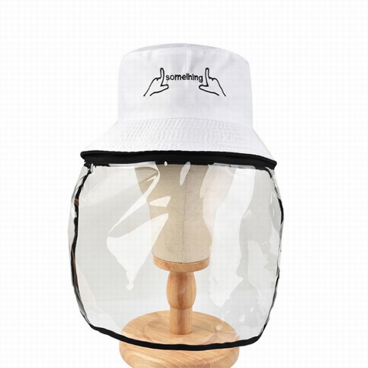 Anti-fog anti-saliva mask fisherman hat removable dual-use protective cap a set price for 2 pcs 
