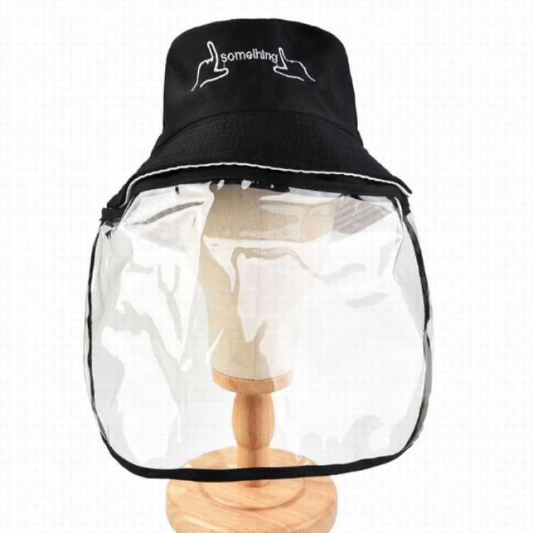 Anti-fog anti-saliva mask fisherman hat removable dual-use protective cap a set price for 2 pcs 