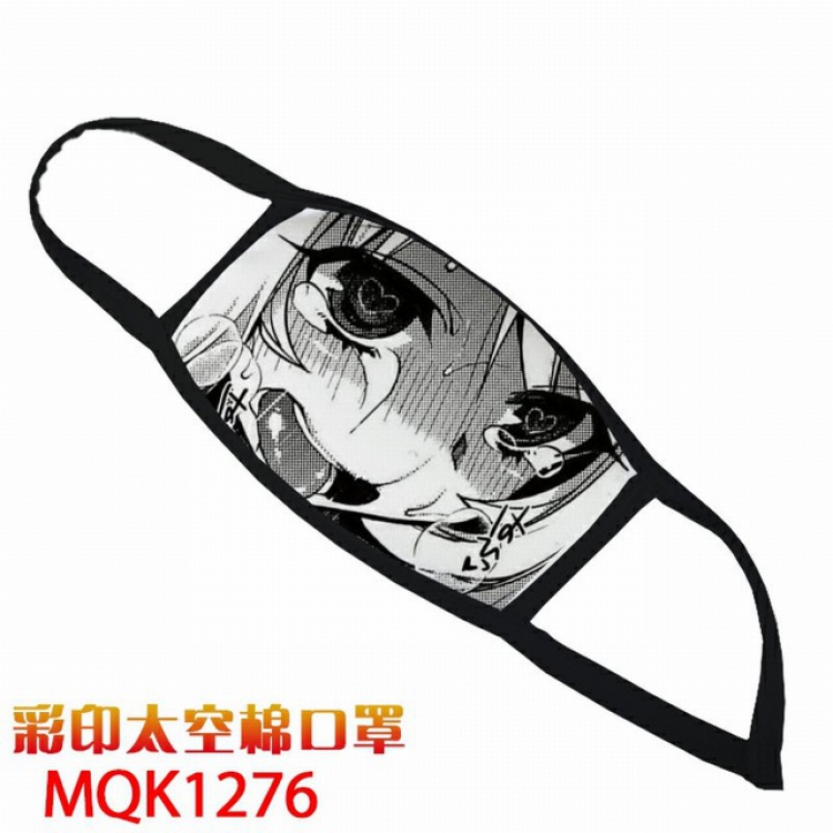 Ahegao Color printing Space cotton Masks price for 5 pcs MQK1276