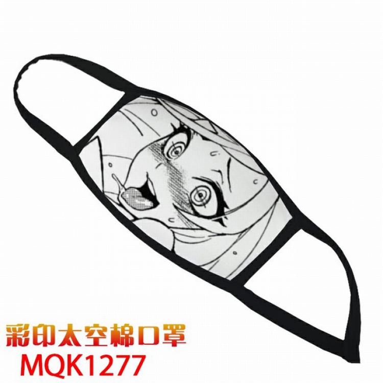 Ahegao Color printing Space cotton Masks price for 5 pcs MQK1277