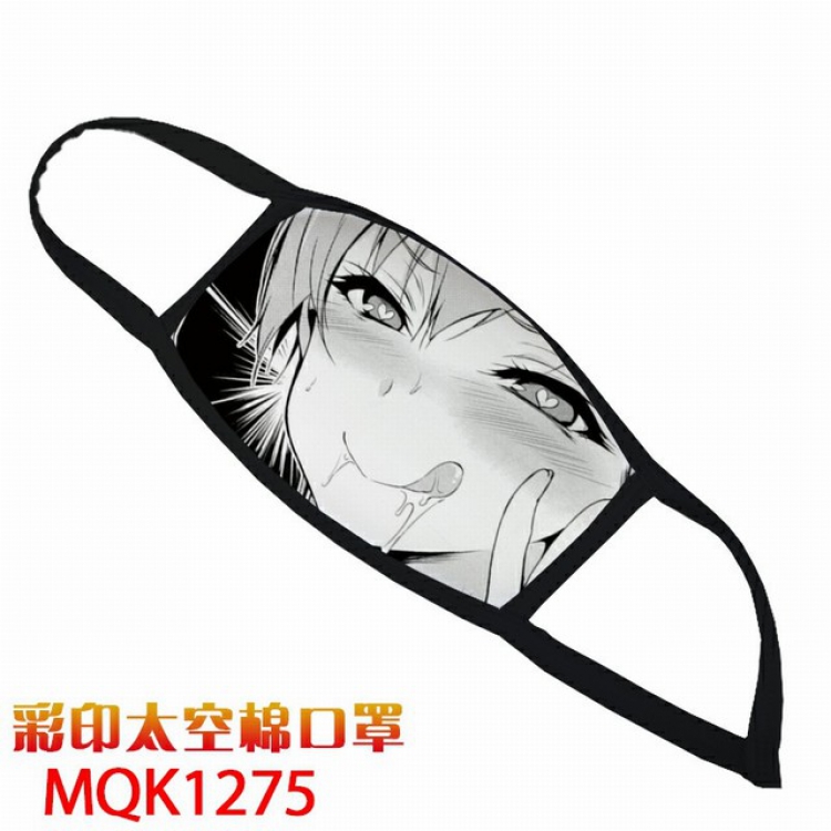 Ahegao Color printing Space cotton Masks price for 5 pcs MQK1275