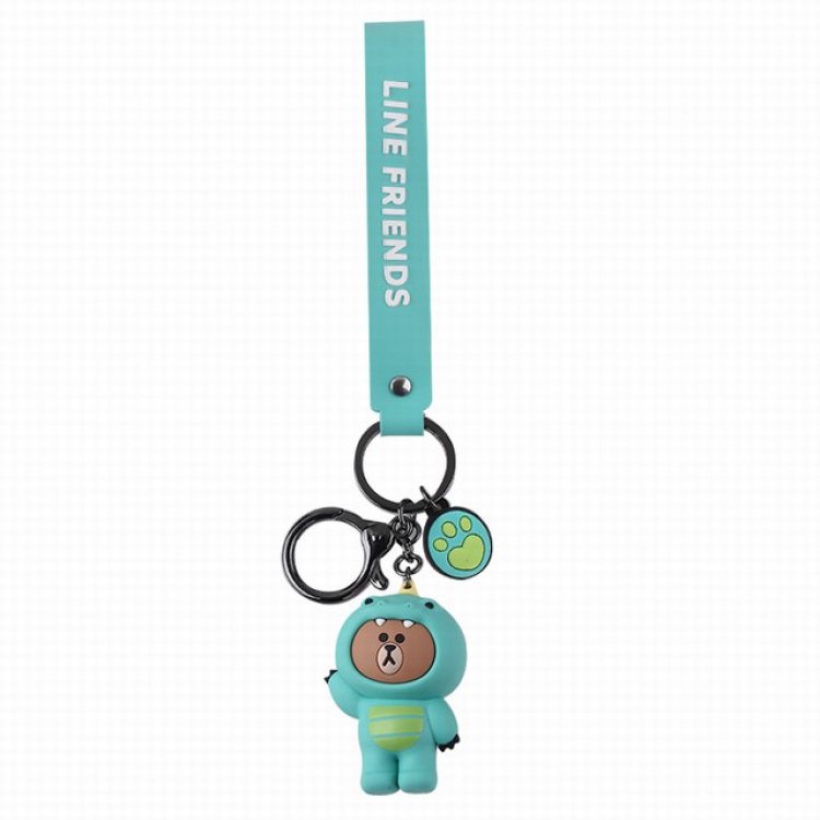 LINE FRIENDS Genuine authorization Bear Keychain Pendant