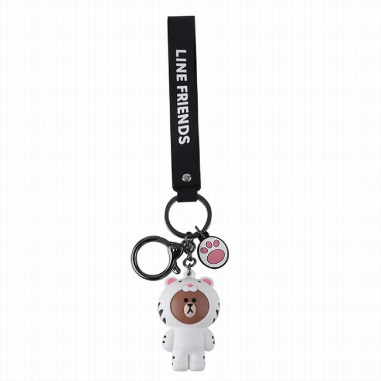 LINE FRIENDS Genuine authorization Bear Keychain Pendant