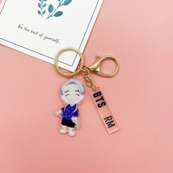 BTS RM Cartoon acrylic keychai...