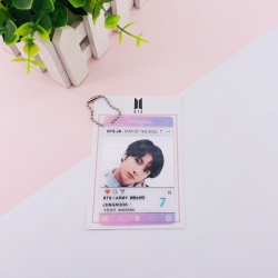 BTS JK Transparent small card ...