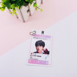 BTS JIN Transparent small card...