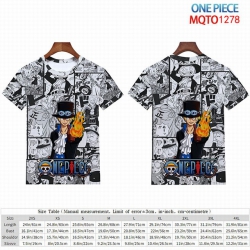 One Piece Full color short sle...