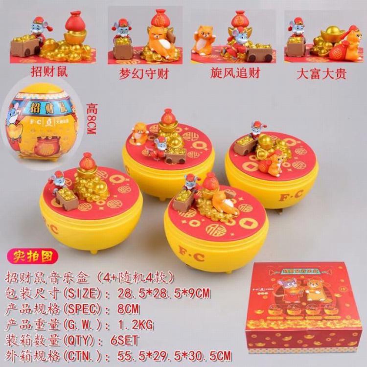 Genuine Blind Box Gashapon Boxed Figure Decoration Model About 7.5X8CM 90G a box of 8