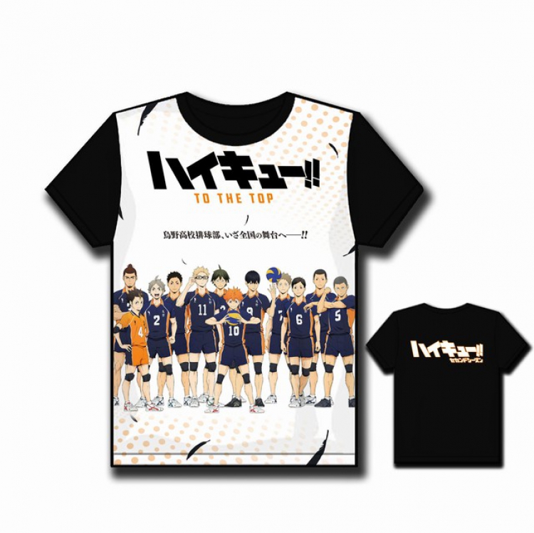 Haikyuu!! Full color printed short-sleeved T-shirt S M L XL 2XL 3XL 4XL 5XL