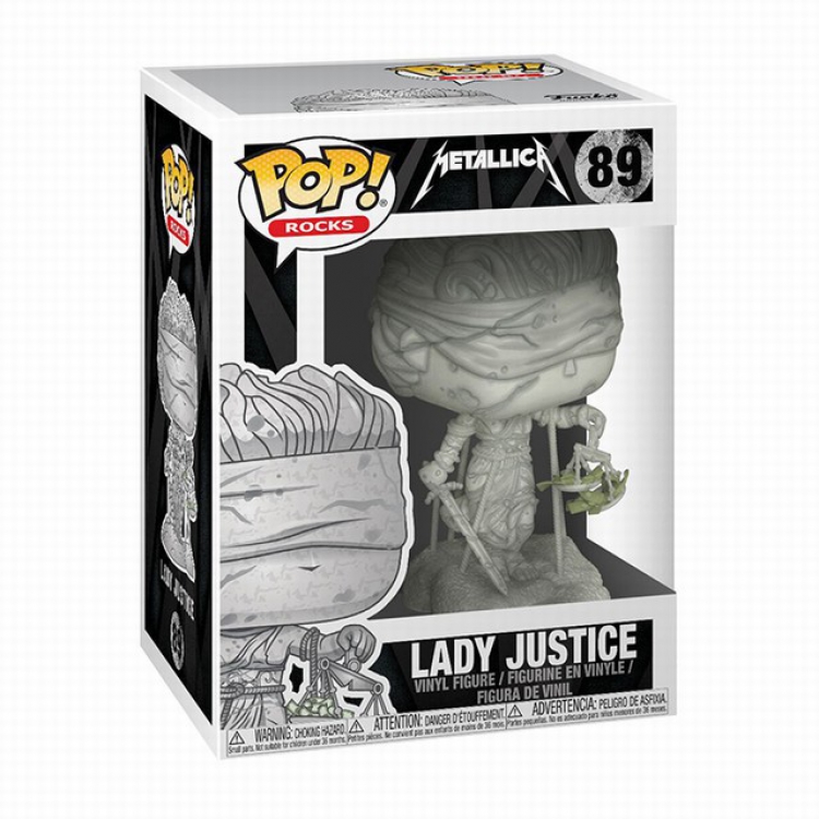 Funko POP89 Metallica Lady Justice Boxed Figure Decoration Model