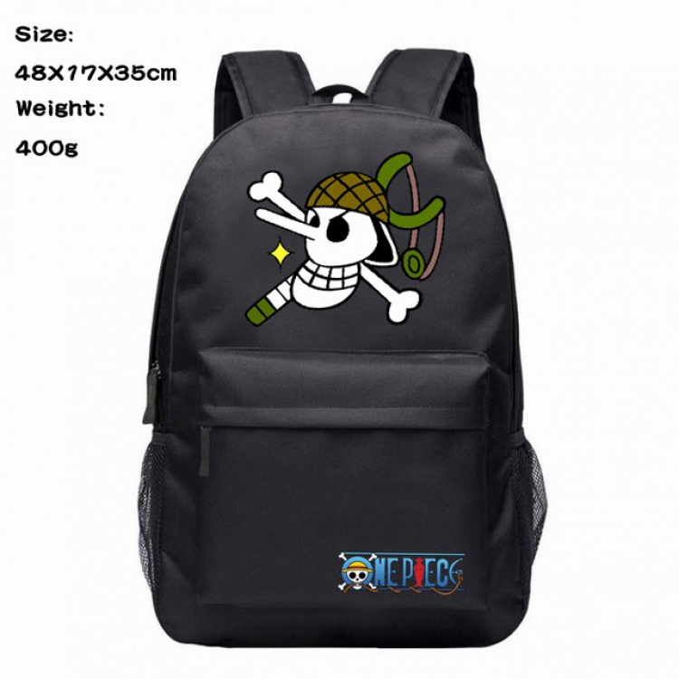 One Piece Zoro Anime 600D Canvas Backpack 48X17X35CM 400G