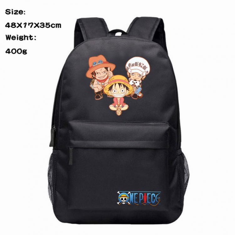 One Piece Anime 600D Canvas Backpack 48X17X35CM 400G