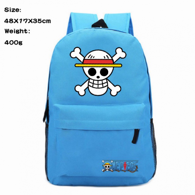 One Piece Luffy Anime 600D Canvas Backpack 48X17X35CM 400G