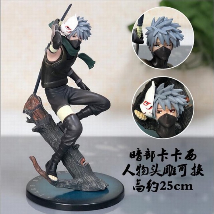 Naruto Hatake Kakashi Boxed Figure Decoration Model About 25CM high