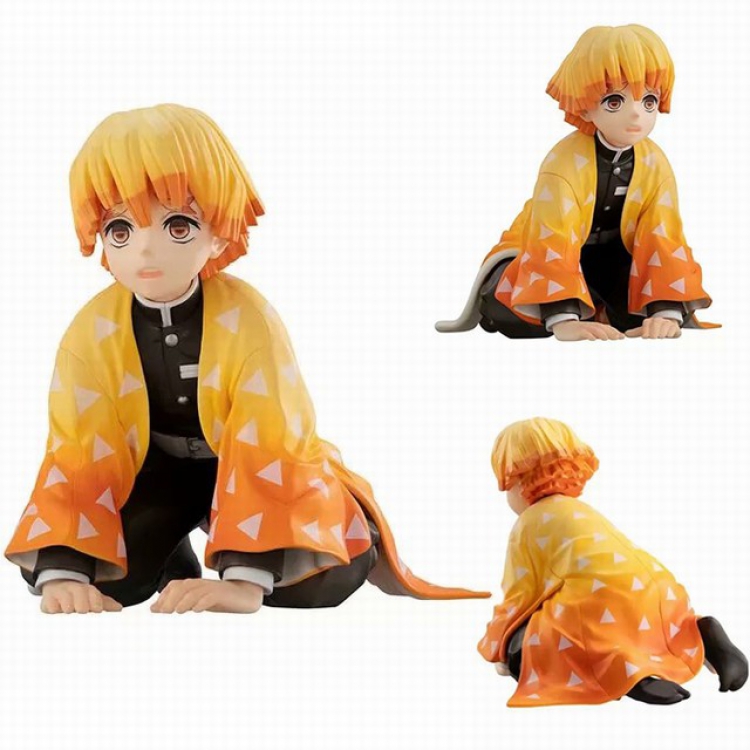 Demon Slayer Kimets GEM Agatsuma Zenitsu Boxed Figure Decoration Model About 7.5CM 179G