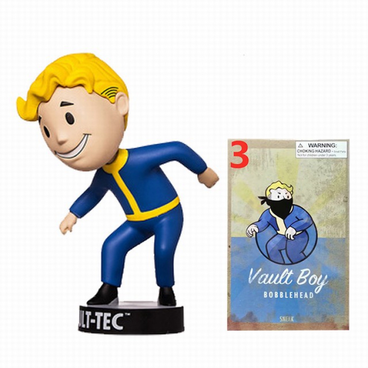 Fallout 4 1 generations Boxed Shake head Figure Decoration 13-15CM a box of 144 No.3