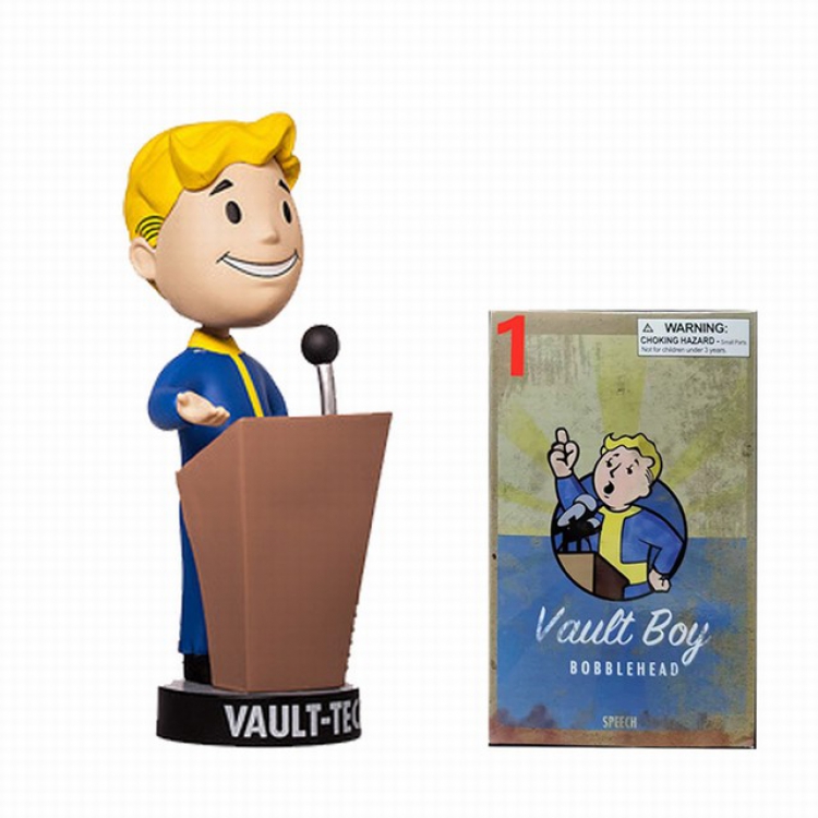 Fallout 4 1 generations Boxed Shake head Figure Decoration 13-15CM a box of 144 No.1