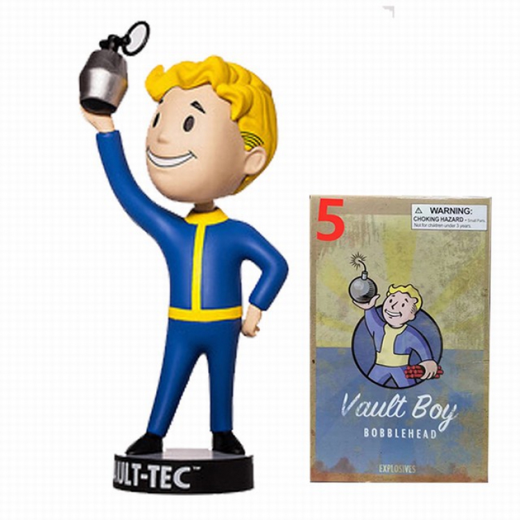 Fallout 4 1 generations Boxed Shake head Figure Decoration 13-15CM a box of 144 No.5