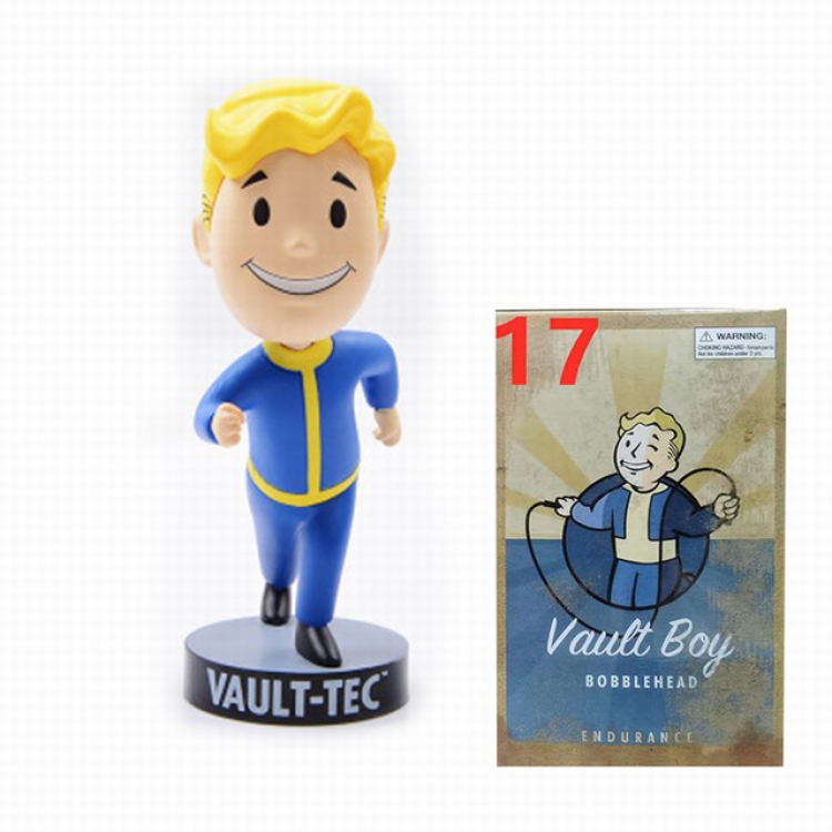 Fallout 4 3 generations Boxed Shake head Figure Decoration 13-15CM a box of 120 No.17