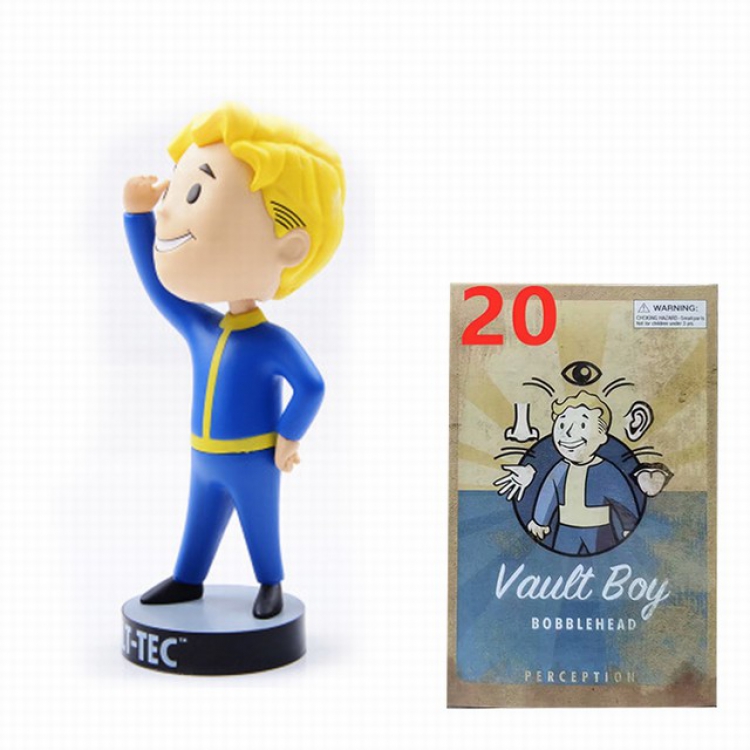 Fallout 4 3 generations Boxed Shake head Figure Decoration 13-15CM a box of 120 No.20
