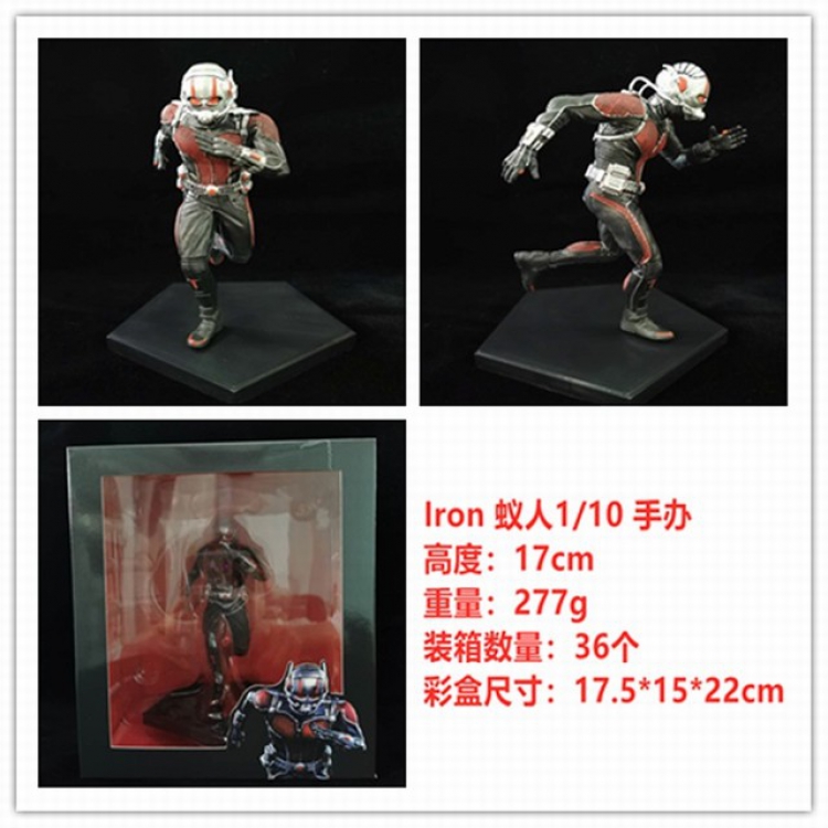 Marvel Iron Ant-Man 1/10 Boxed Figure Decoration Model 17CM 277G a box of 36