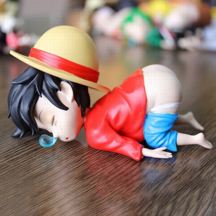 One Piece Luffy sleep-inducing insect Boxed Figure Decoration Model 6CM high and 10CM long 0.08KG a box of 150