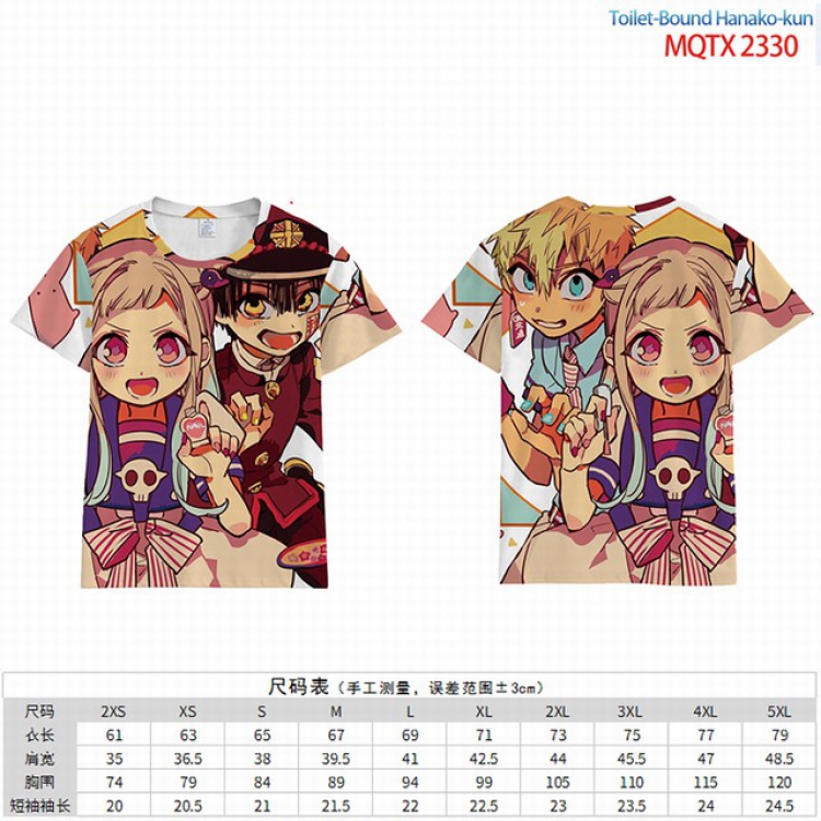 Toilet-Bound Hanako-kun Full color short sleeve t-shirt 10 sizes from 2XS to 5XL MQTX-2330