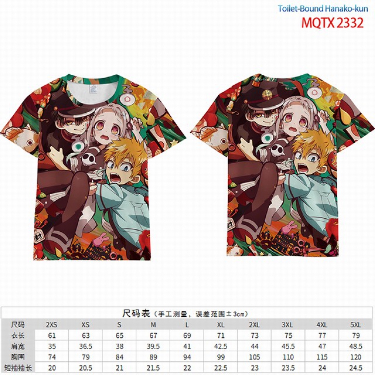Toilet-Bound Hanako-kun Full color short sleeve t-shirt 10 sizes from 2XS to 5XL MQTX-2332